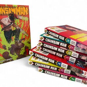 VOLUMES 1-8 Chainsaw Man by Tatsuki Fujimoto Manga (English)